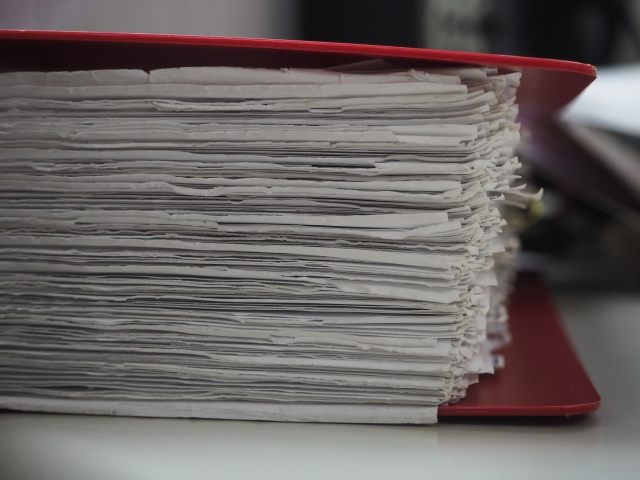 許認可の書類